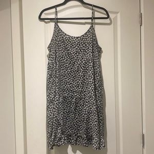 DAISY PRINT Ruffle Hem Summer Dress